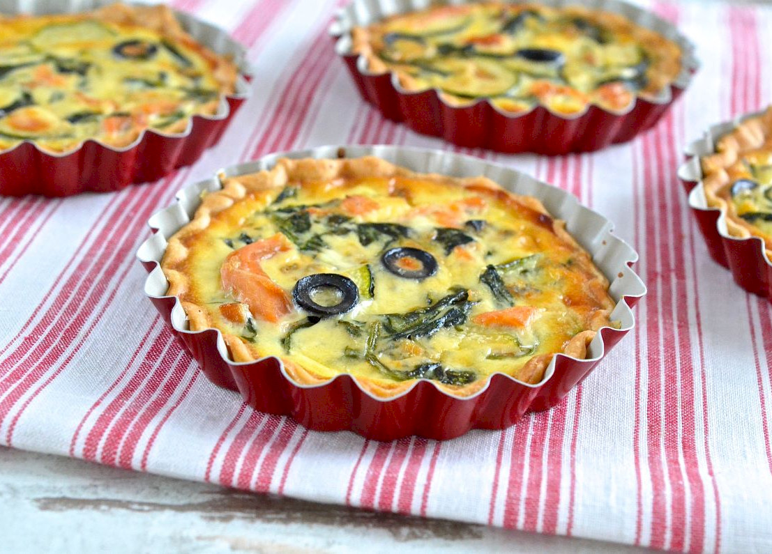 Quiche ze szpinakiem