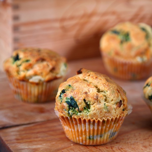 Muffiny szpinakowe 