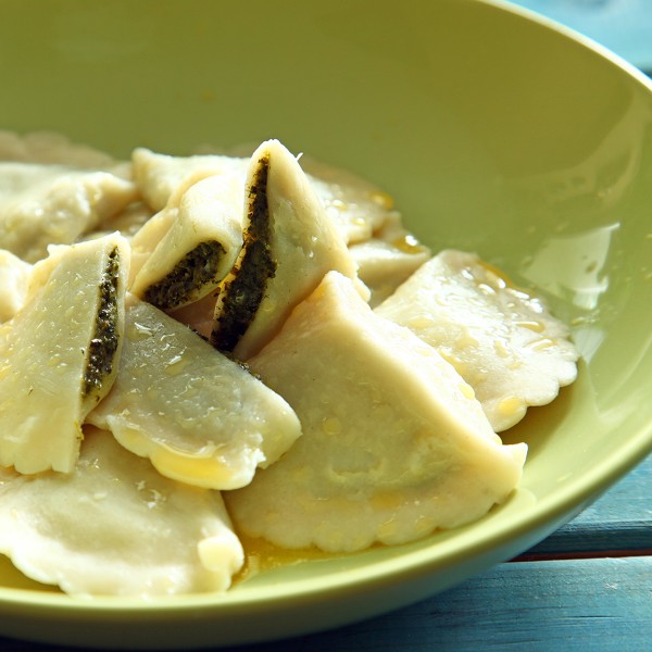 Pierogi z jarmużem